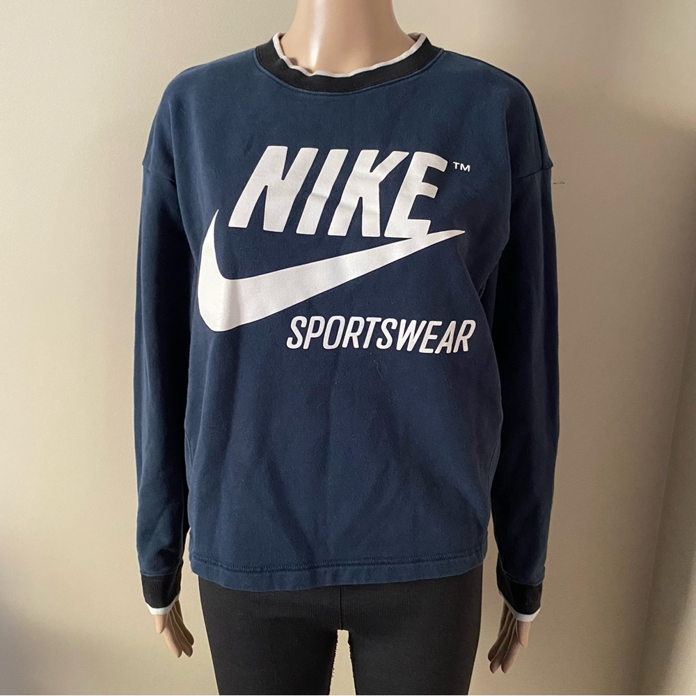 Nike Sportswear Navy Crewneck Sweater, women’s XS